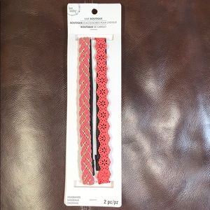 2 Headbands ⭐️⭐️ coral color